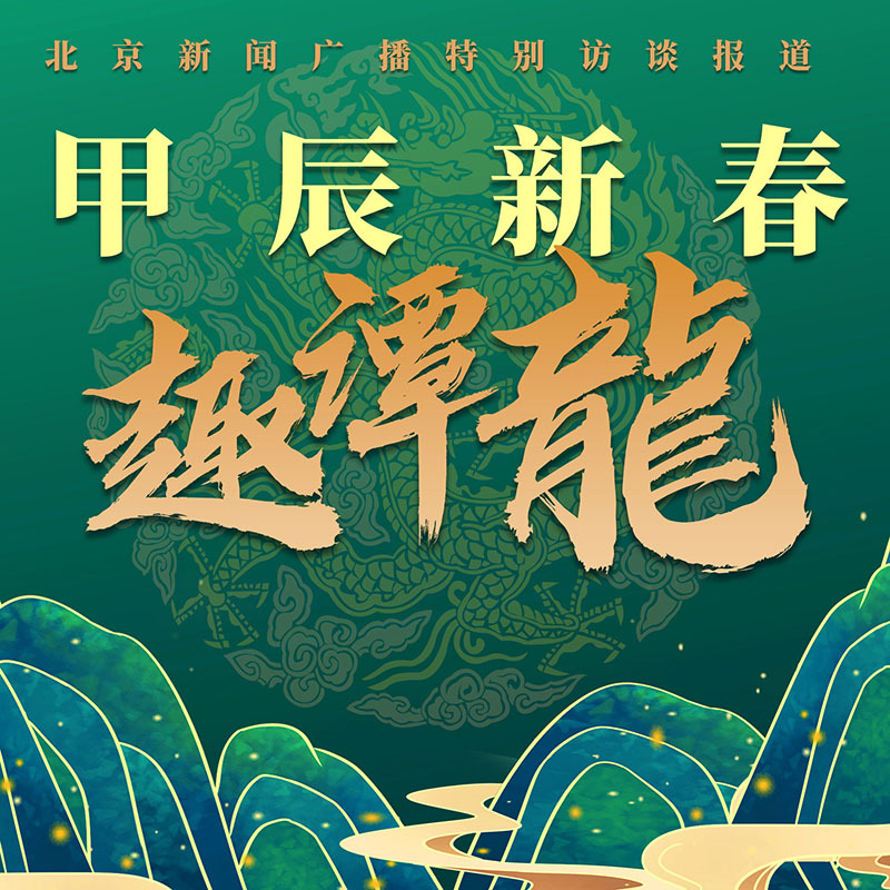 甲辰新春趣谭龙