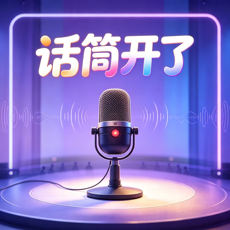 话筒开了